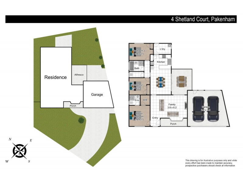 4 Shetland Court, Pakenham VIC 3810 Floorplan