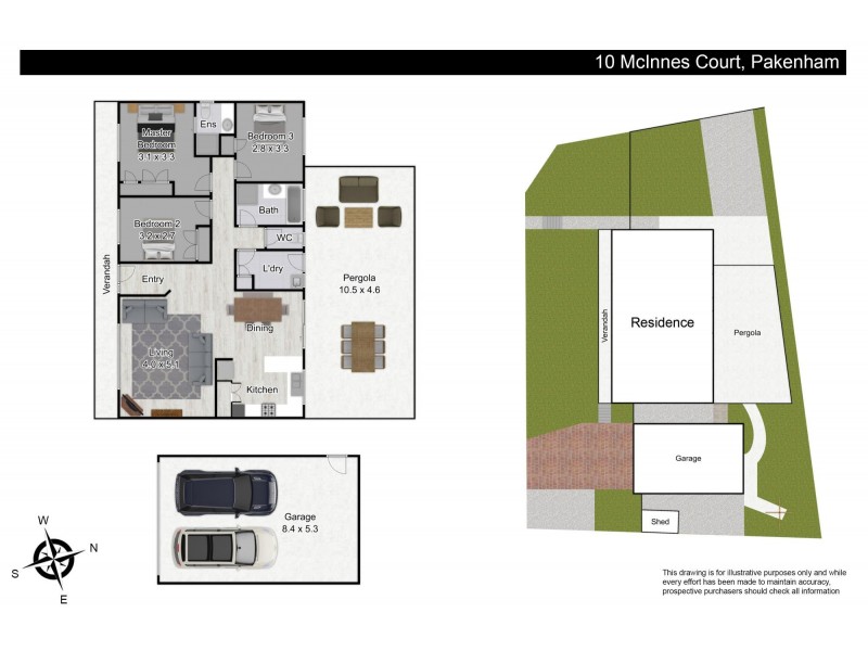 10 McInnes Court, Pakenham VIC 3810 Floorplan