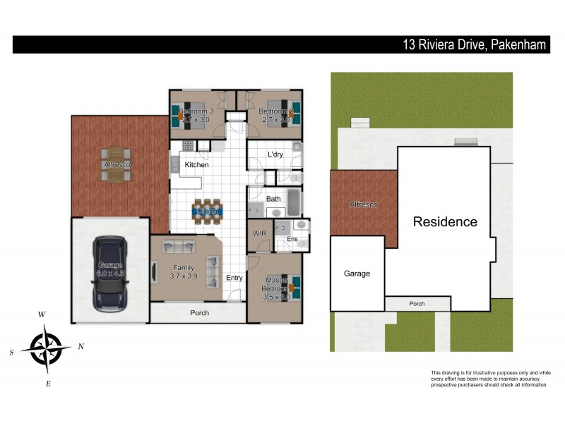 13 Riviera Drive, Pakenham VIC 3810 Floorplan