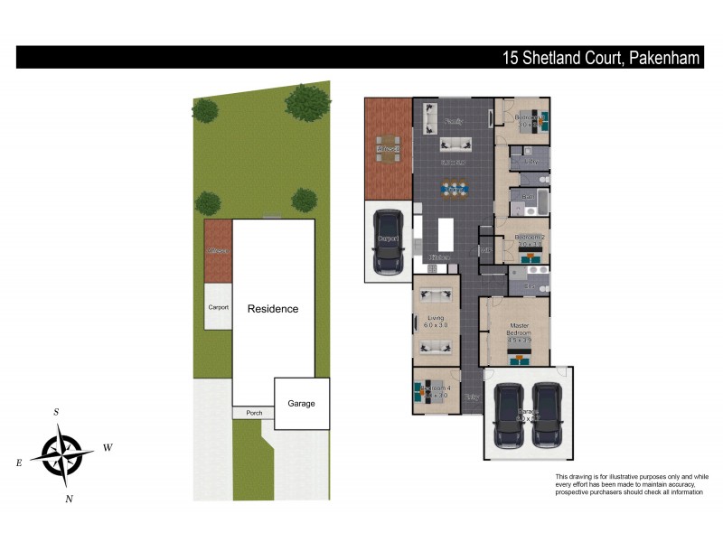 15 Shetland Court, Pakenham VIC 3810 Floorplan