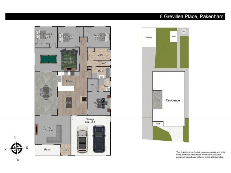 6 Grevillea Place, Pakenham VIC 3810 Floorplan
