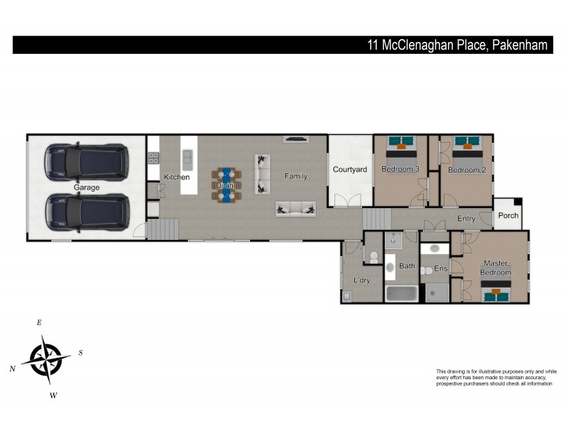 11 McClenaghan Place, Pakenham VIC 3810 Floorplan