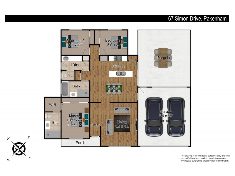 67 Simon Drive, Pakenham VIC 3810 Floorplan