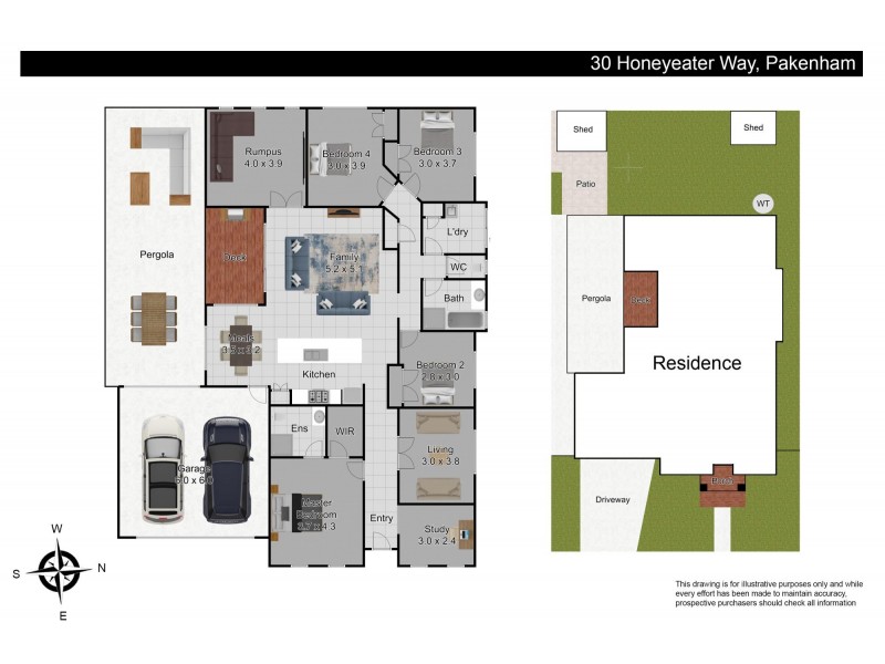 30 Honeyeater Way, Pakenham VIC 3810 Floorplan