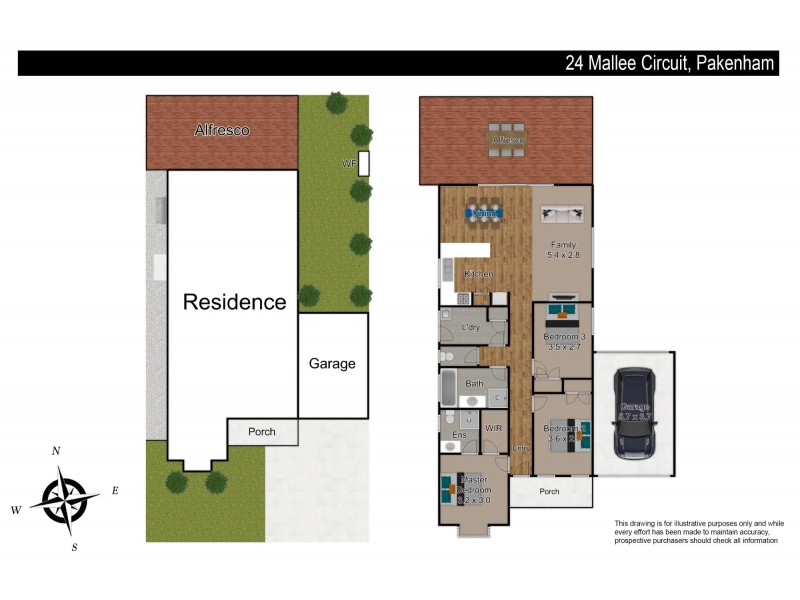 24 Mallee Circuit, Pakenham VIC 3810 Floorplan