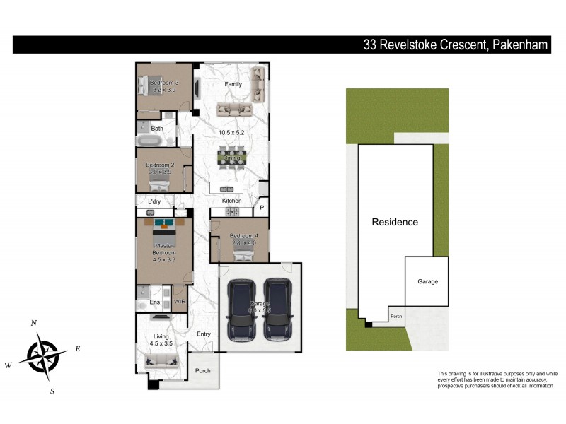 33 Revelstoke Crescent, Pakenham VIC 3810 Floorplan
