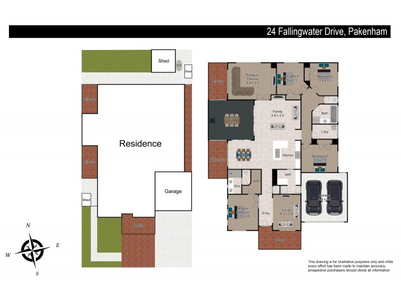24 Fallingwater Drive, Pakenham VIC 3810 Floorplan
