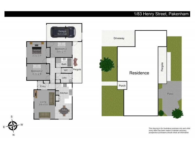 1/83 Henry Street, Pakenham VIC 3810 Floorplan