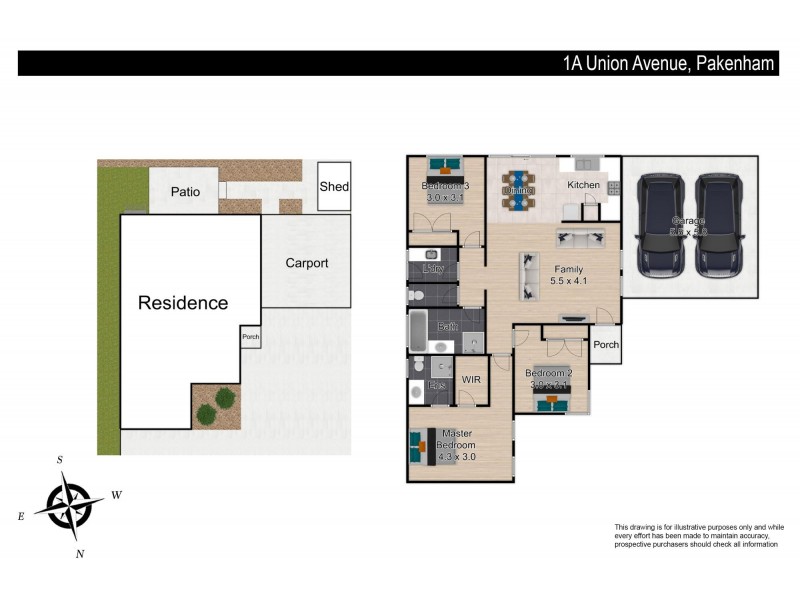 1A Union Avenue, Pakenham VIC 3810 Floorplan