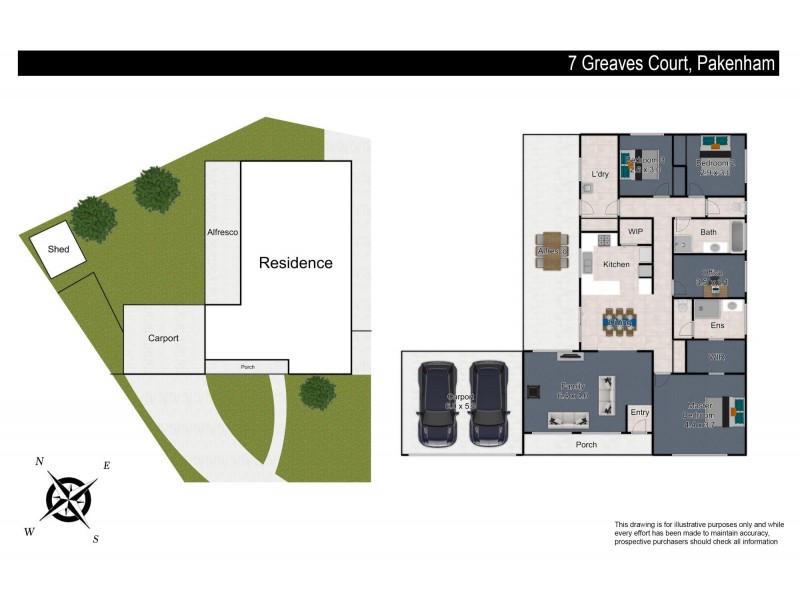 7 Greaves Court, Pakenham VIC 3810 Floorplan