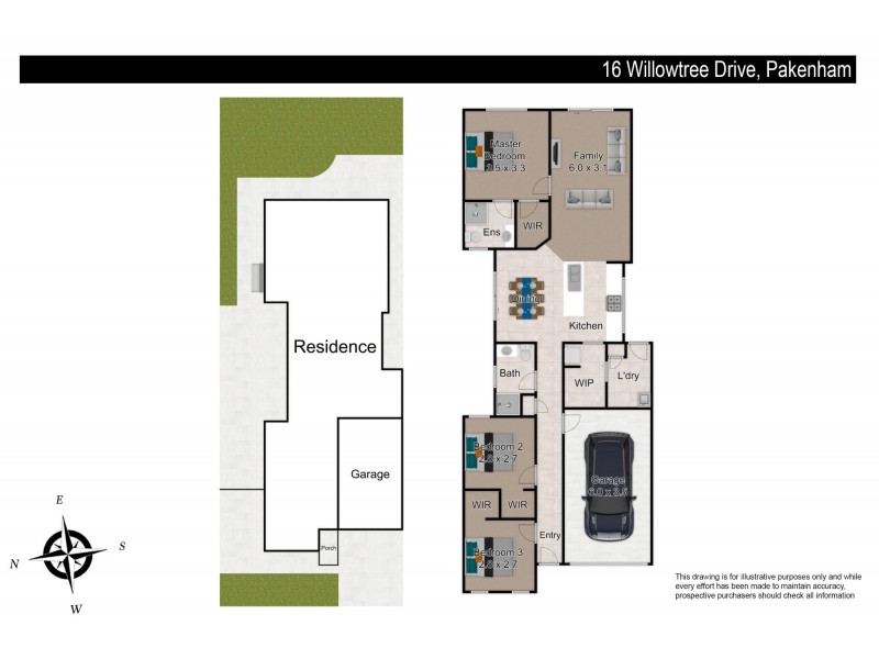 16 Willowtree Drive, Pakenham VIC 3810 Floorplan