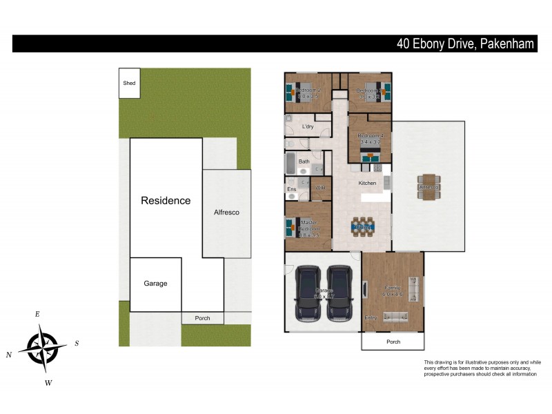 40 Ebony Drive, Pakenham VIC 3810 Floorplan