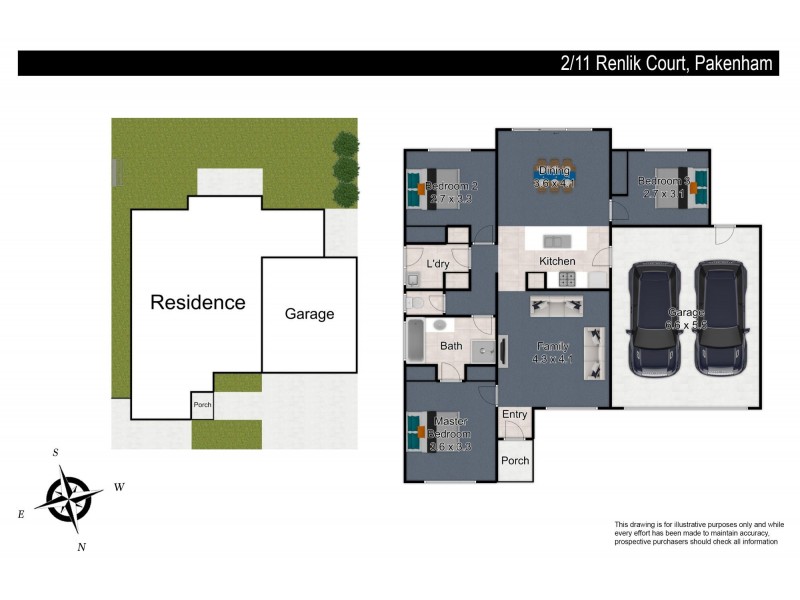 2/11 Renlik Court, Pakenham VIC 3810 Floorplan