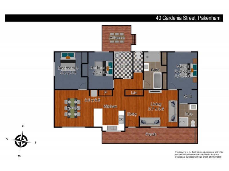 40 Gardenia Street, Pakenham VIC 3810 Floorplan