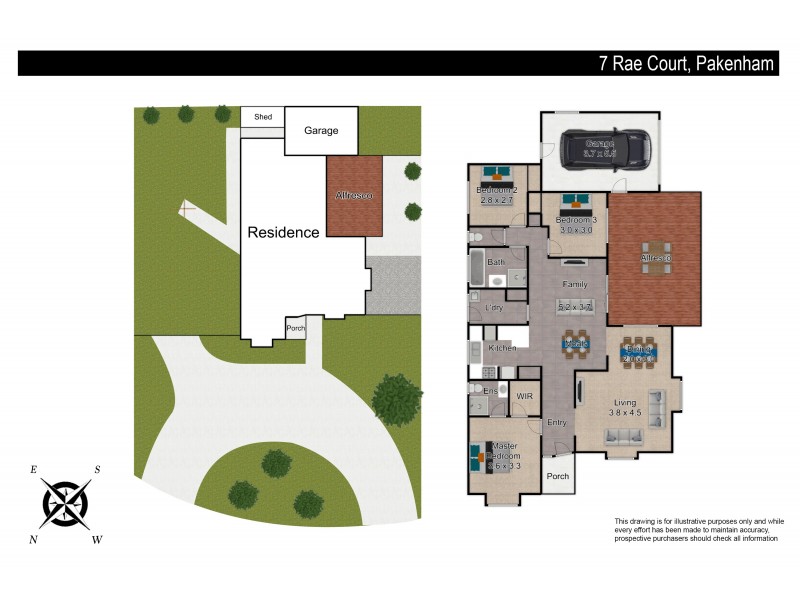 7 Rae Court, Pakenham VIC 3810 Floorplan