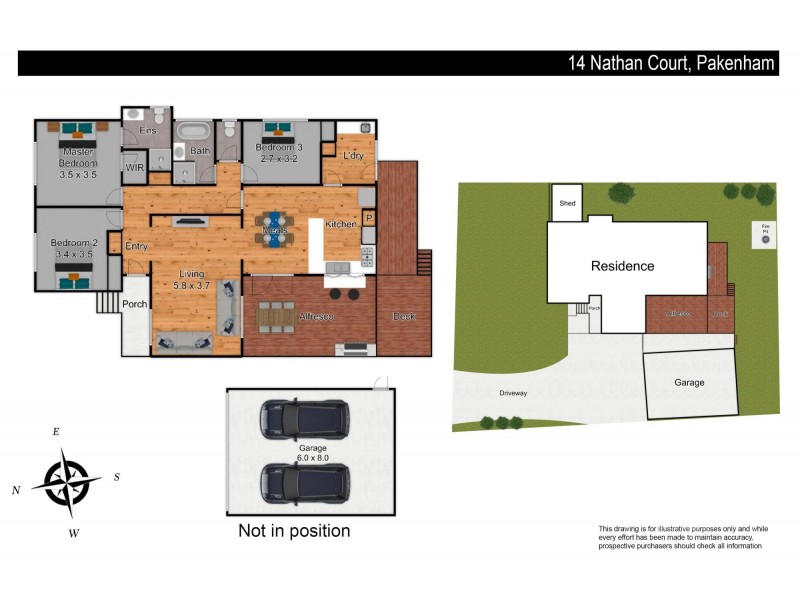 14 Nathan Court, Pakenham VIC 3810 Floorplan