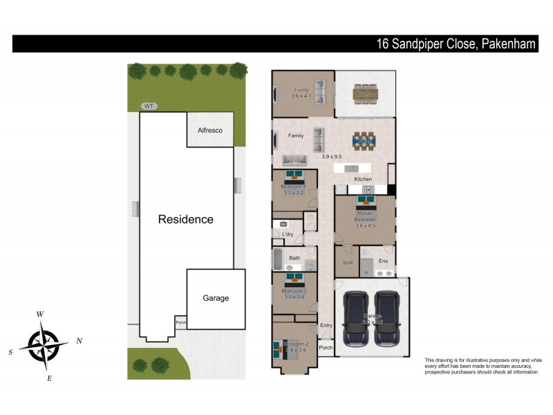 16 Sandpiper Close, Pakenham VIC 3810 Floorplan