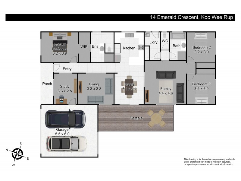 14 Emerald Crescent, Koo Wee Rup VIC 3981 Floorplan