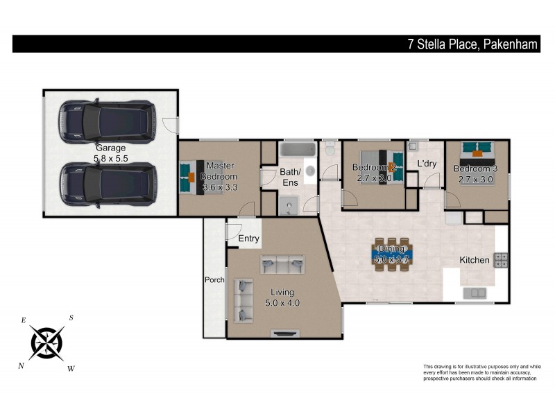 7 Stella Place, Pakenham VIC 3810 Floorplan