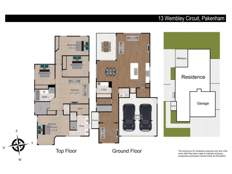 13 Wembley Circuit, Pakenham VIC 3810 Floorplan