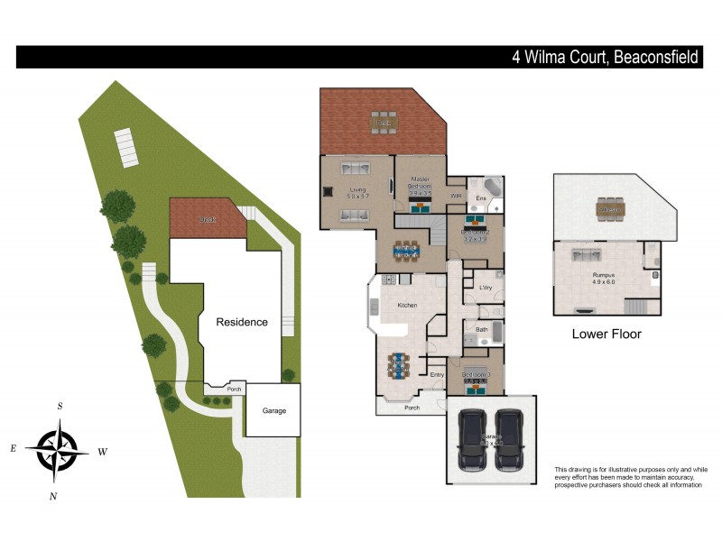 4 Wilma Court, Beaconsfield VIC 3807 Floorplan