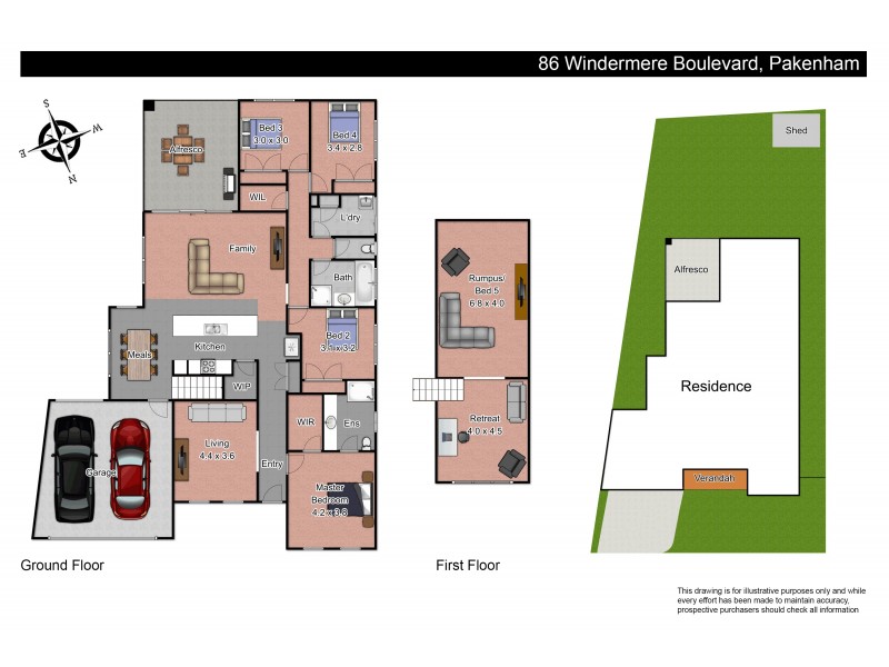 86 Windermere Boulevard, Pakenham VIC 3810 Floorplan