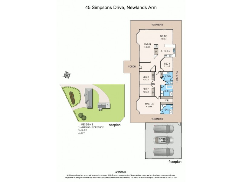 45 Simpsons Drive, Newlands Arm VIC 3875 Floorplan