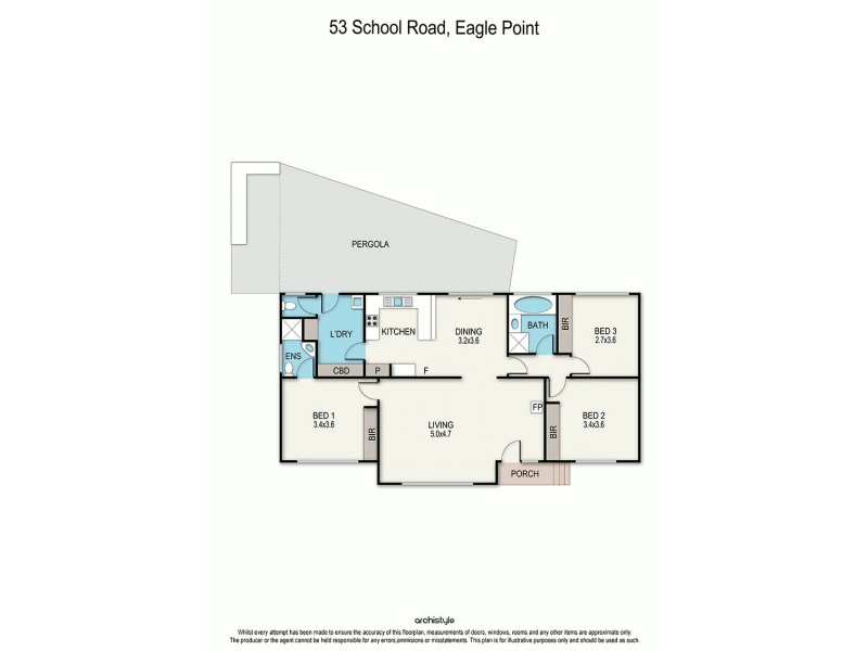 53 School Road, Eagle Point VIC 3878 Floorplan