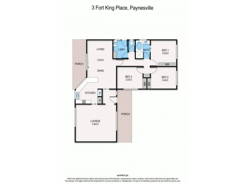 3 Fort King Place, Paynesville VIC 3880 Floorplan