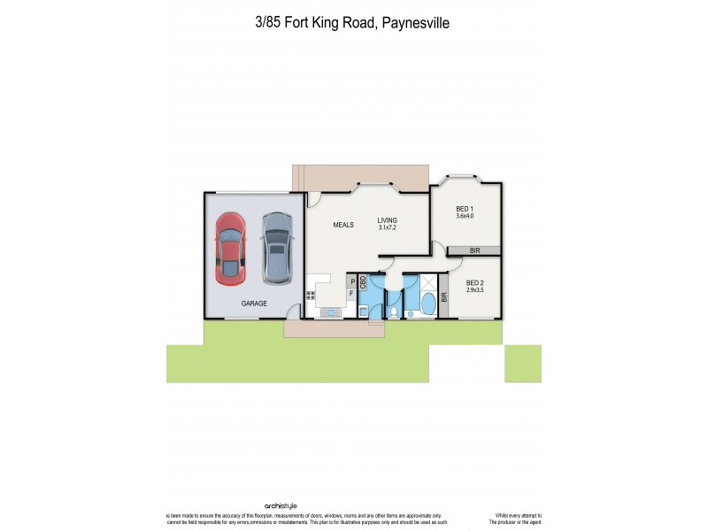 Unit 3/85 Fort King Road, Paynesville VIC 3880 Floorplan
