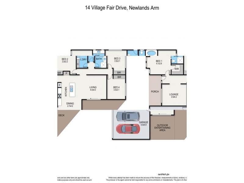 14 Village Fair Drive, Newlands Arm VIC 3875 Floorplan