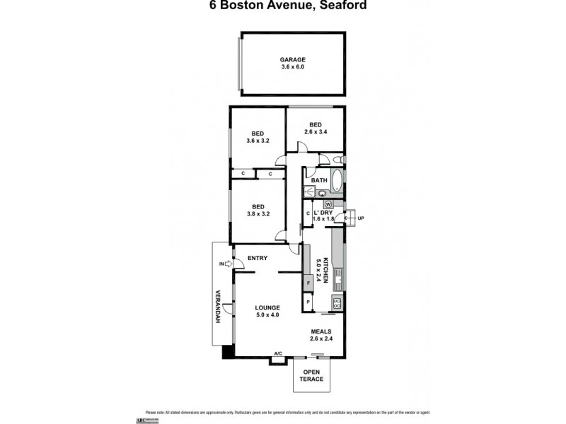 6 Boston Avenue, Seaford VIC 3198 Floorplan