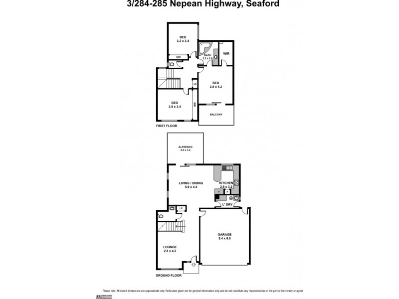 3/284-285 Nepean Highway, Seaford VIC 3198 Floorplan