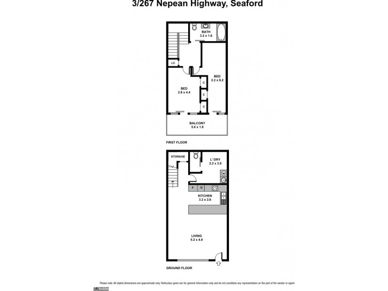 3/267 Nepean Highway, Seaford VIC 3198 Floorplan