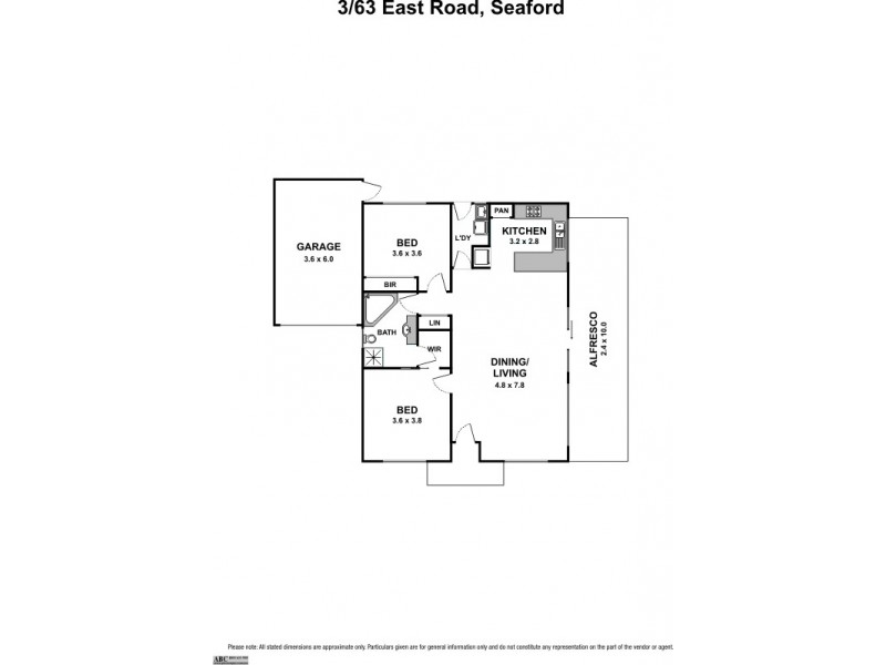 3/63 East Road, Seaford VIC 3198 Floorplan