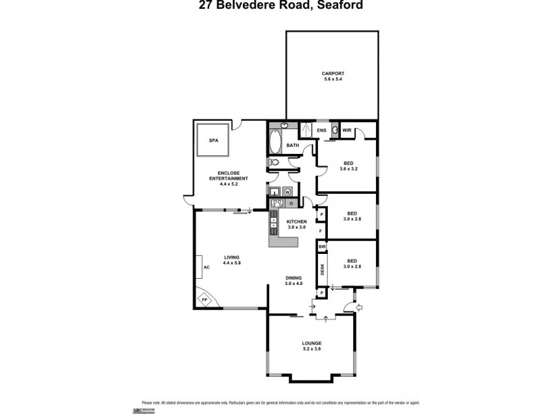 27 Belvedere Road, Seaford VIC 3198 Floorplan