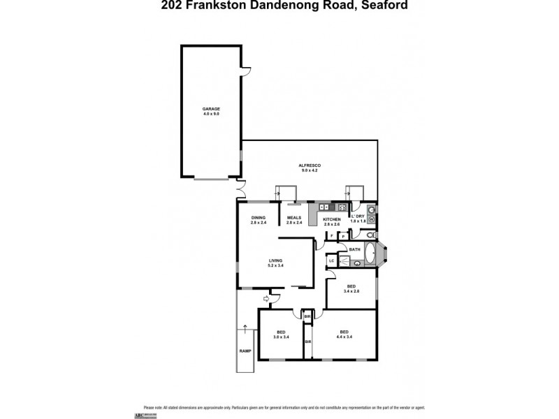202 Frankston Dandenong Road, Seaford VIC 3198 Floorplan