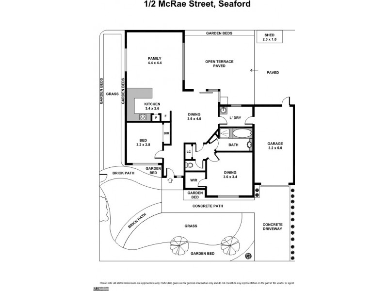 1/2 McRae Street, Seaford VIC 3198 Floorplan