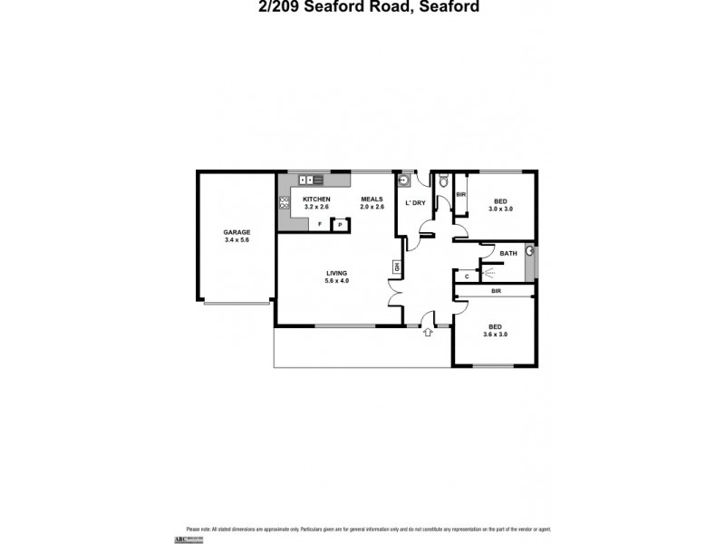 2/209 Seaford Road, Seaford VIC 3198 Floorplan