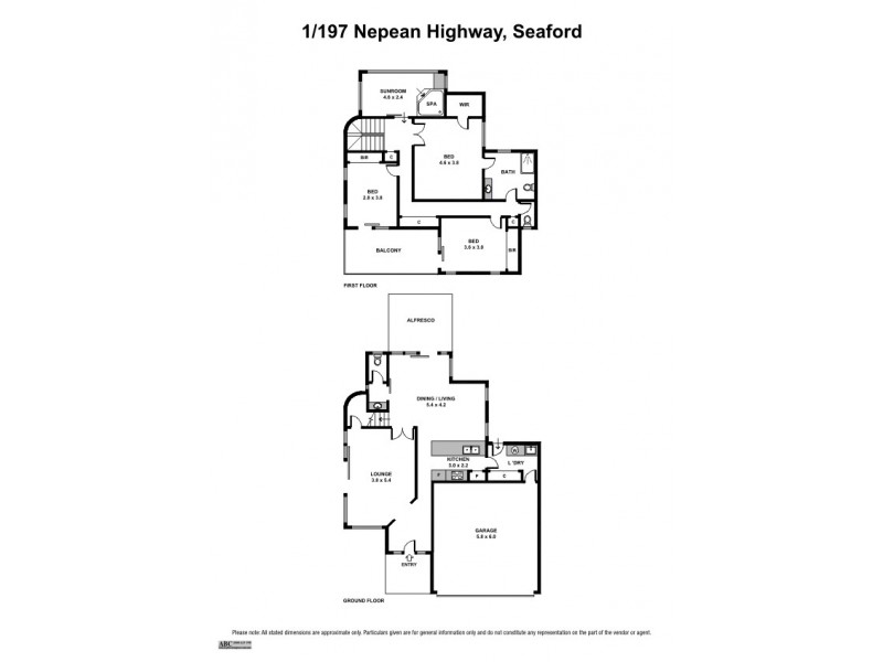 1/197-198 Nepean Highway, Seaford VIC 3198 Floorplan