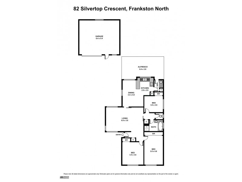 82 Silvertop Crescent, Frankston North VIC 3200 Floorplan