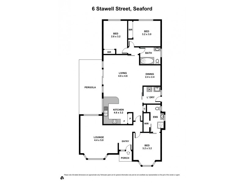 6 Stawell Street, Seaford VIC 3198 Floorplan
