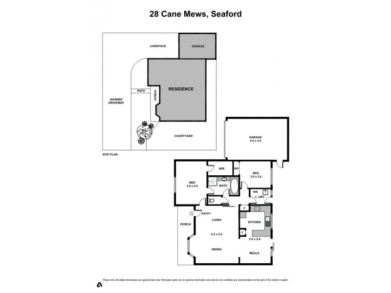 28 Cane Mews, Seaford VIC 3198 Floorplan