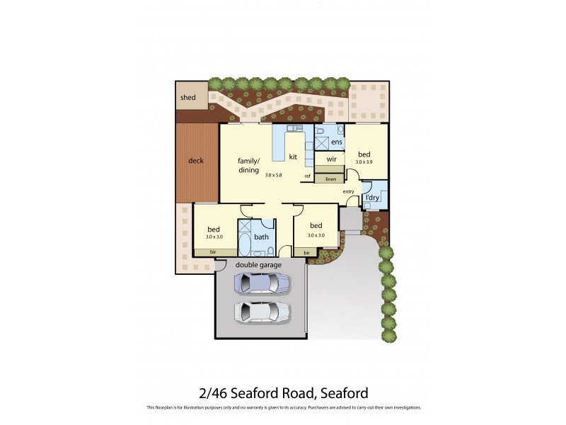 Unit 2/46 Seaford Road, Seaford VIC 3198 Floorplan