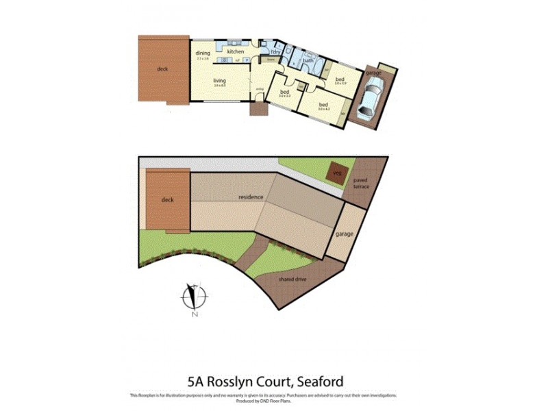 5A Rosslyn Court, Seaford VIC 3198 Floorplan