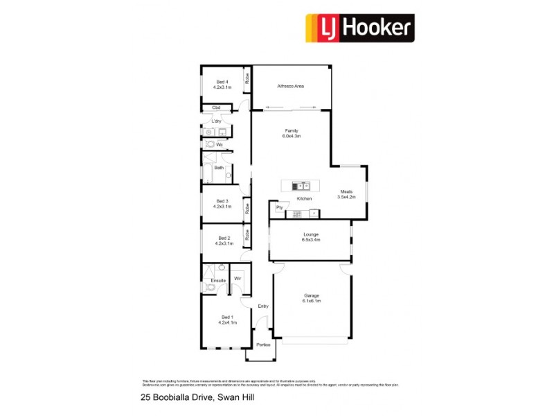 25 Boobialla Drive, Swan Hill VIC 3585 Floorplan