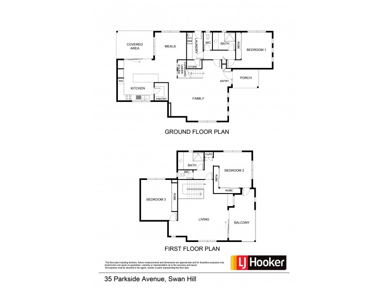 35 Parkside Avenue, Swan Hill VIC 3585 Floorplan