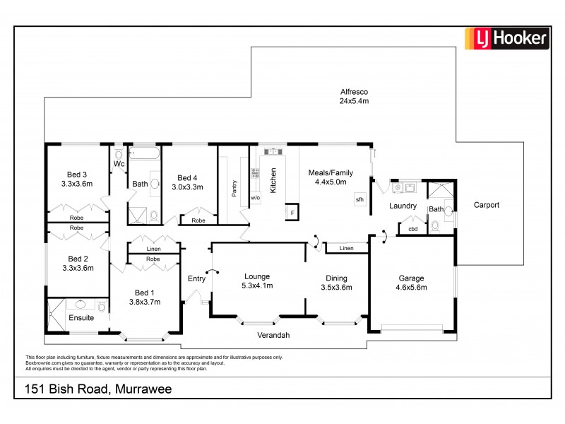 151 Bish Road, Murrawee VIC 3586 Floorplan
