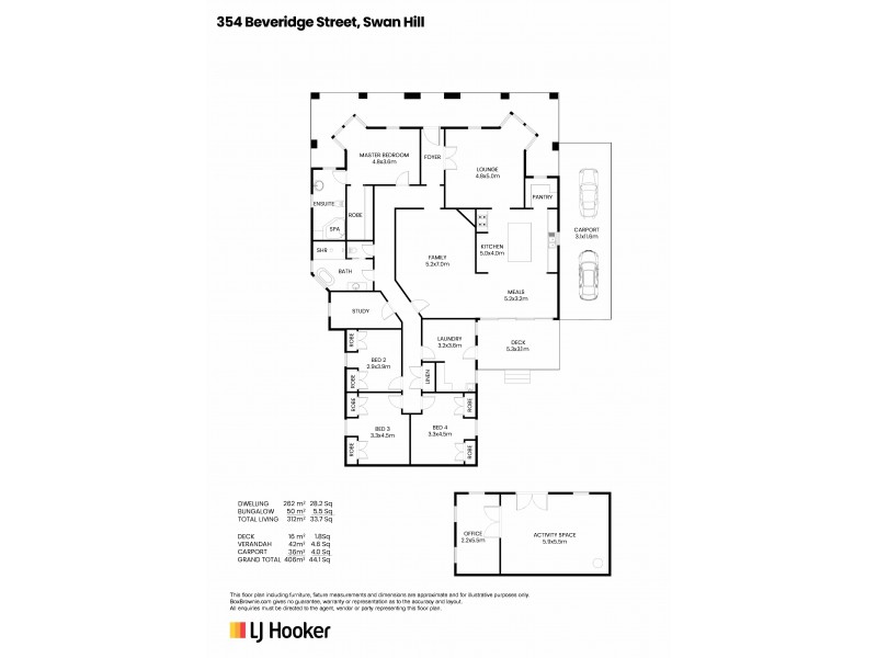 354 Beveridge Street, Swan Hill VIC 3585 Floorplan