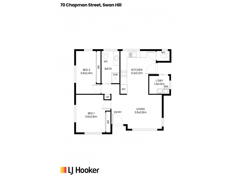 70 Chapman Street, Swan Hill VIC 3585 Floorplan